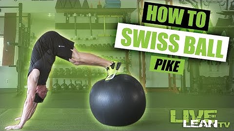 How To Do A SWISS BALL PIKE | Exercise Demonstration Video and Guide