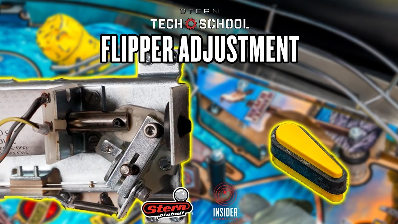 Stern Tech School Flipper Adjustment YouTube