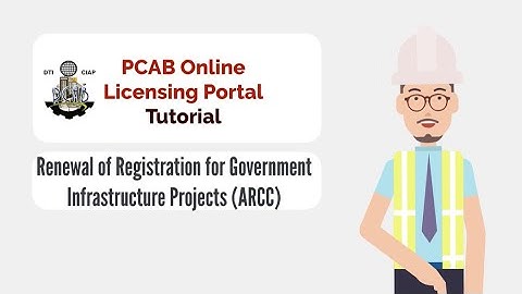 How to File a Renewal of Registration for Government Infrastructure Project (ARCC)