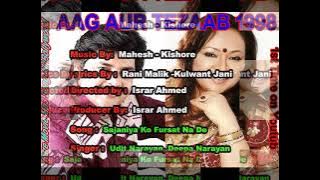 Sajaniya Ko Fursat Na De | Udit Narayan | Deepa Narayan | Aag Aur Tezaab 1998 | Song | Audio | Mp3 |