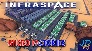 Micro Factories 🚜 InfraSpace Ep4 👷  New Player Guide, Tutorial, Walkthrough 🌍