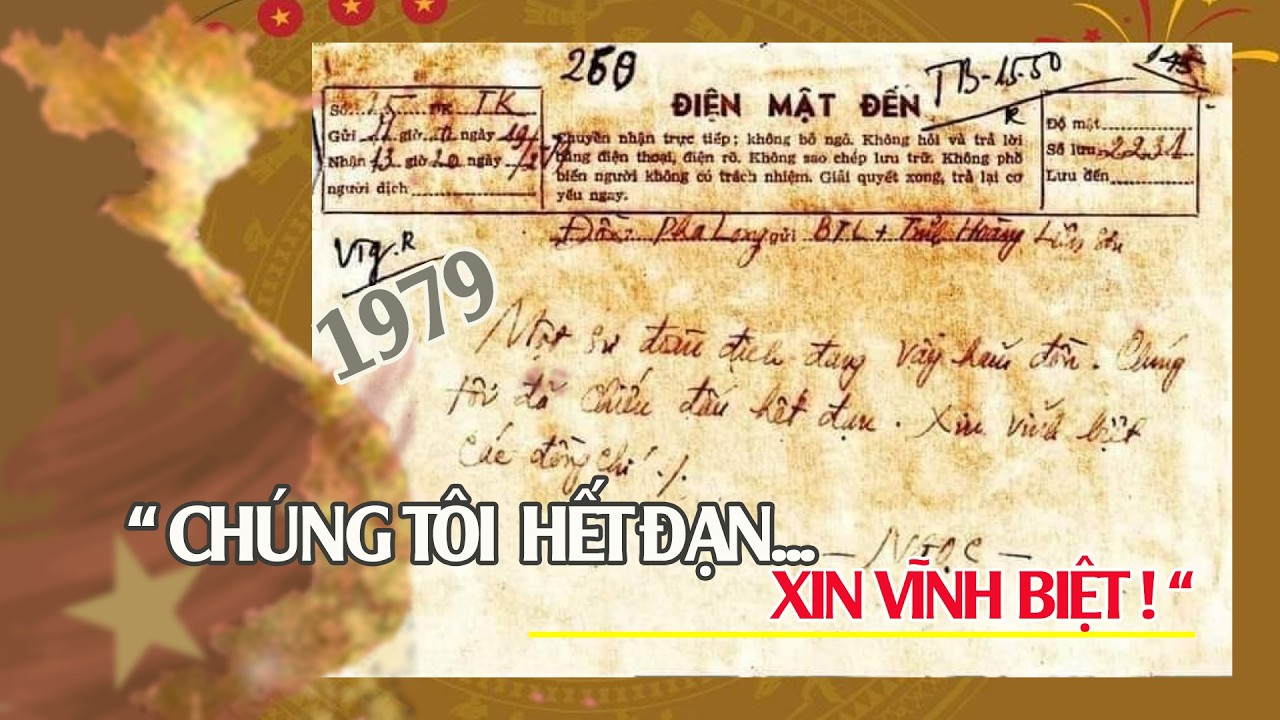 1979 : Mặt trận Hoàng Liên-Chúng tôi đã hết đạn, Xin vĩnh biệt !