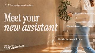 Meet your new assistant: A Tern product launch webinar
