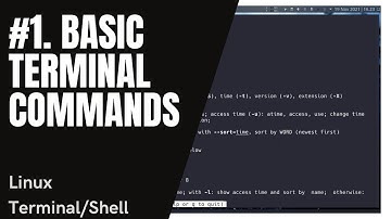 Basic Linux Terminal Commands | Sinhala