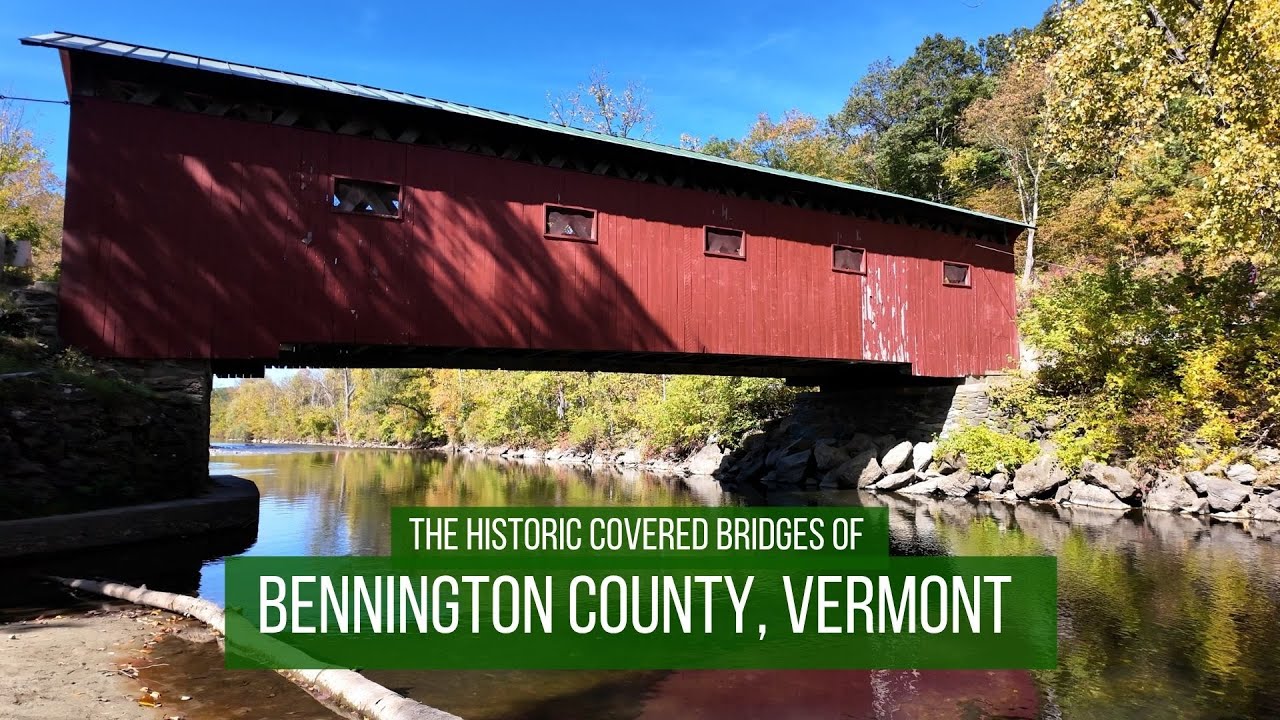 The Ultimate Autumn Aesthetic: Visiting FIVE Covered Bridges in Vermont | New England Day Trip