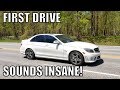 I Fixed Everything On My Cheap C63 AMG But Then It Broke Twice On Our First Drive. Amazing V8 Sound!