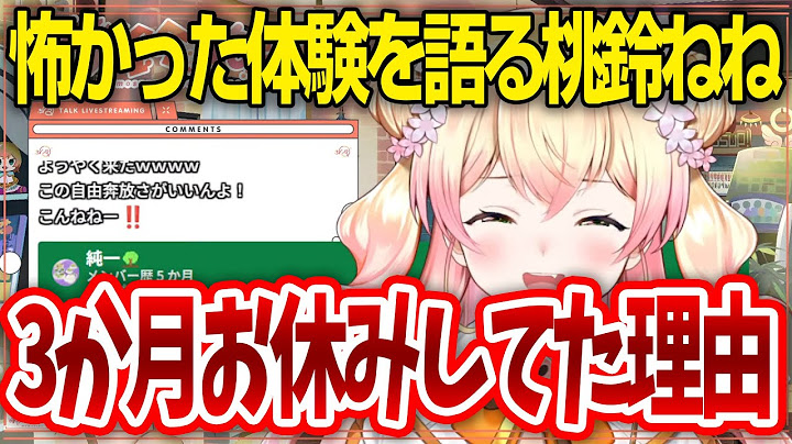 【ホロライブ】3か月おやすみしていた理由が想像以上の理由だった！一生に一度あるかないかの体験をした桃鈴ねね【桃鈴ねね / ホロライブ切り抜き 】