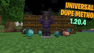 Minecraft Universal Dupe Method (Multiplayer 1.20 )