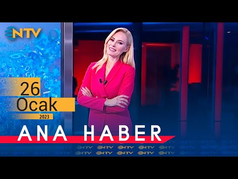 @NTV Seda Öğretir ile NTV Ana Haber Bülteni (26 Ocak 2023)