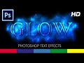 How to make Text Glow in Photoshop CS6 - Tutorial Video