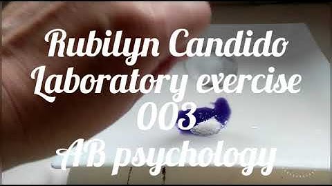 Rubilyn Candido, laboratory exercise 003
