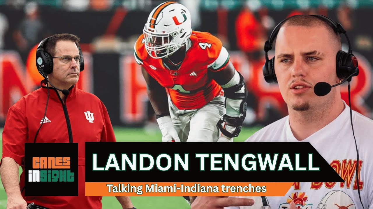 Landon Tengwall | OL Specialist joins CanesInSight to talk Miami-Indiana TRENCHES BATTLE