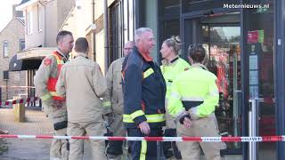 Rook na vermoedelijk kortsluiting vriezer in supermarkt Roden