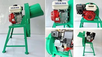 Máy Băm Chuối Mịn Nguyên Cây . Động Cơ " CHẠY XĂNG " GX 200 . 6.5HP . 0986.196.194