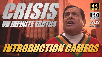 CRISIS ON INFINITE EARTHS: Introduction Cameos  (Remastered to 4K/60fps HD)