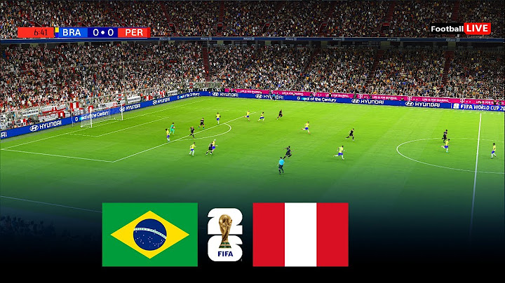 BRAZIL vs PERU | FIFA World Cup 2026™ Qualifiers | Full Match Penalties | Realistic PES Gameplay