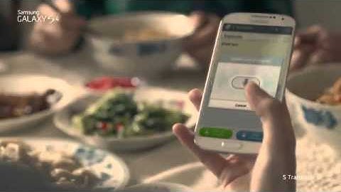 Samsung Galaxy S4 - S Translator - Mobil Video