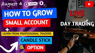 4 August live trading | Bank nifty live trading | nifty | Best Trading Setup | Live option trading
