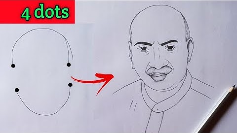K Kamarajar Drawing / How to draw Kamarajar / Drawing of Kamarajar / Kamarajar drawing easy
