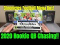 *🏈STAR ROOKIE QB HUNTING🏈* With A 2020 Chronicles Football Mega Box! Such A Fun Rip!