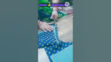 Simple blouse cutting and stitching #sorts#video#vandanasimpletailor