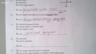 M8 - Angles and Parallel Lines (day 2)