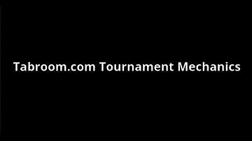 Tabroom.com Tournament Mechanics