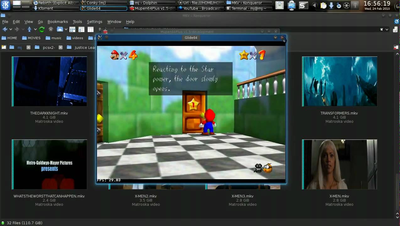 Linux HTPC KDE - YouTube