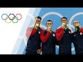 USA takes gold in Men's 4x100m Freestyle Relay