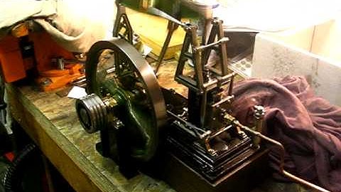 Half Beam Steam Engine