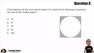 Praxis Core Math Practice Question - Irregular Area
