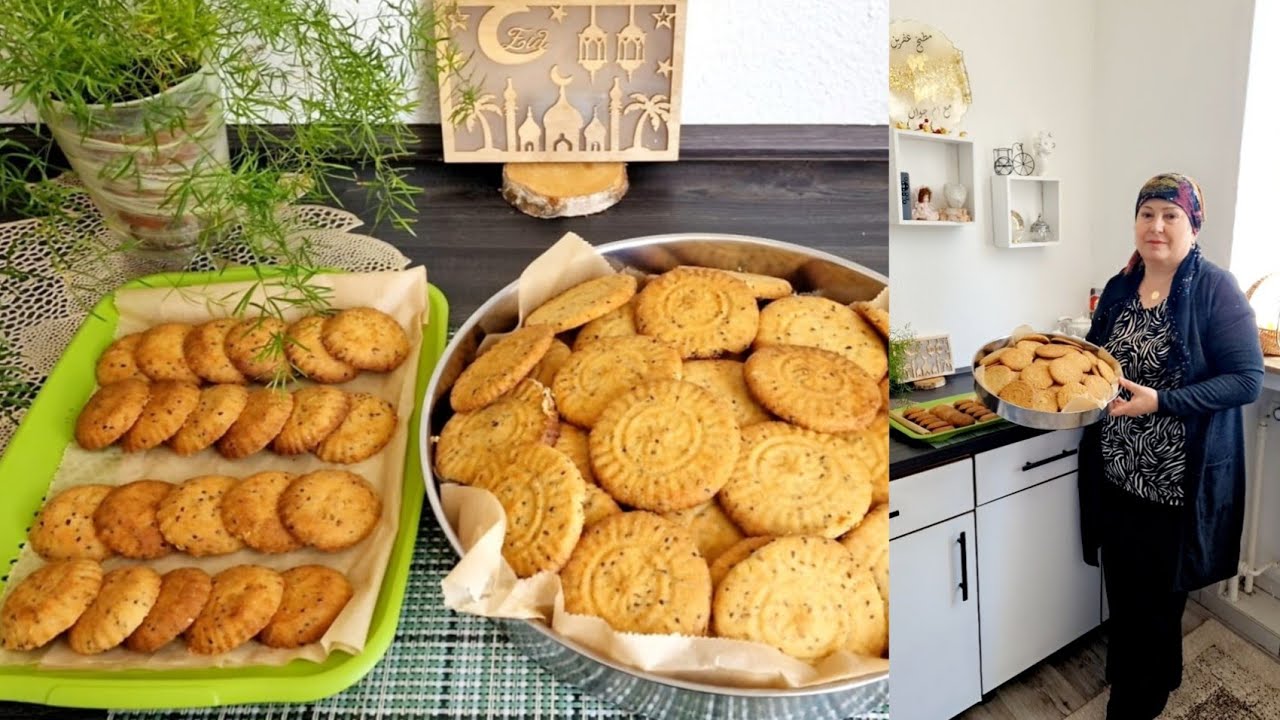 عملت أطيب وأسهل طريقه كعك العيد( كمباه) وعايدنا ايذيديه بعيدهون🍫🍬