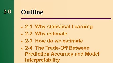 lec. 5  An introduction to statistical learning chapter 2 Why statistical learning