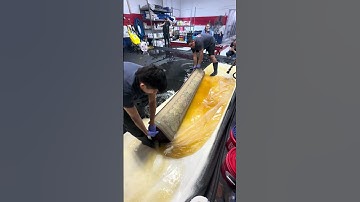 Look how much PET URINE came out of this rug! 😱