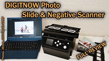DigitNow! Photo, Slide & Negative Scanner With 5” LCD Screen 35mm, 110 Film To 22MP 8GB FULL REVIEW