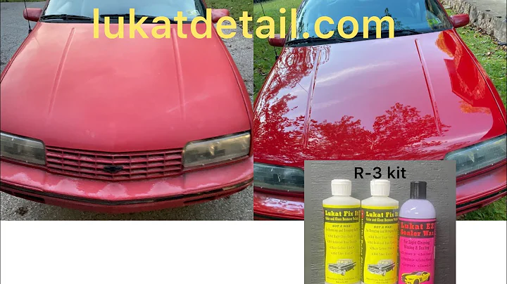 Lukat Fix It Vs Old Deteriorated Modern Day Clearcoat Paint