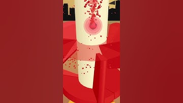 Helix jump | completing level 8 in IOS/ android #Shorts #Helix-jump #iOS/android