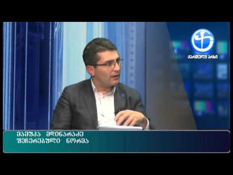 24 მე-8 - მამუკა მდინარაძე - შეჩერებული ნორმა