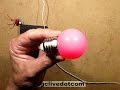 Pink LED lamp failure resulting in electrolytic capacitor venting.