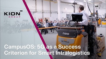 CampusOS: 5G as a Success Criterion for Smart Intralogistics | KION Group