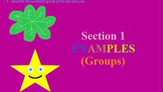 Section 1 Example Problems (Groups) (Abstract (Modern) Algebra) News