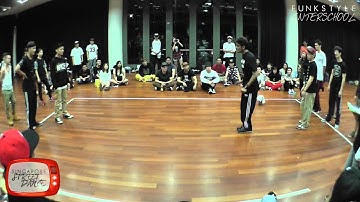 20141018 | Funkstyle Interschool | 2V2 Locking & Popping | Top 16 | J&S VS A&T