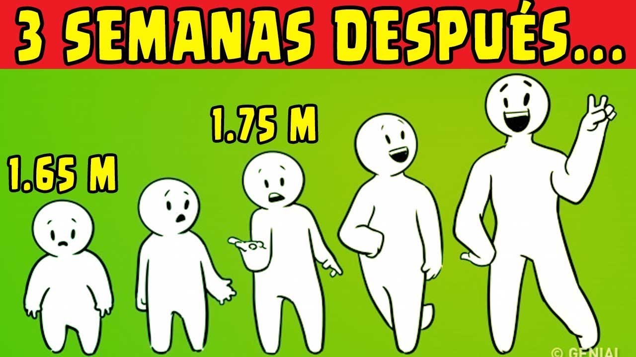 7 Trucos Para CRECER DE ESTATURA Fácil y Rápido - YouTube
