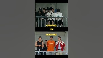 "introvert VS extrovert Feat. bts💀💜" #bts #shorts #btsarmy