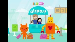 NEW! Sago Mini Airport with Lily &amp; Dad - Smart Apps for Kids