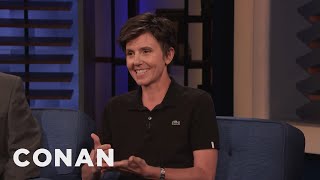 Tig Notaro Didn't Recognize Anne Hathaway | CONAN on TBS