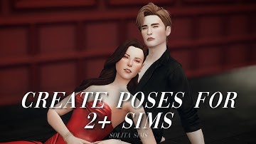 how to make Sims 4 poses for MULTIPLE Sims (Blender, Sims4Studio) || beginner-friendly tutorial