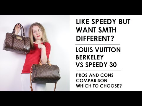 LV SPEEDY ALTERNATIVE* Louis Vuitton Berkeley vs Speedy Handbag Comparison