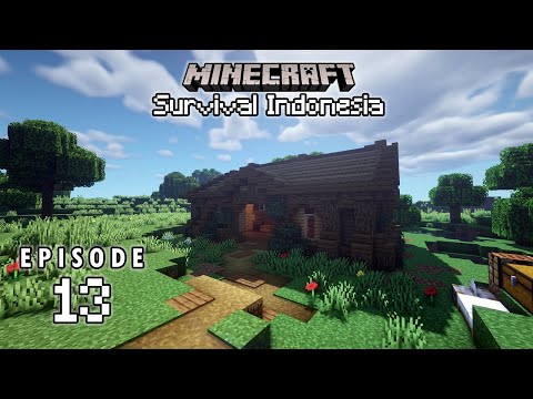 Membangun Automatic Sugarcane Farm! - Minecraft Survival Indonesia Episode 13