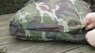 Camouflage-Kissen Größe L Video